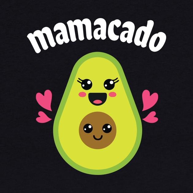 Avocados Hugging Together Happy Mamacado Mother Son Daughter by bakhanh123